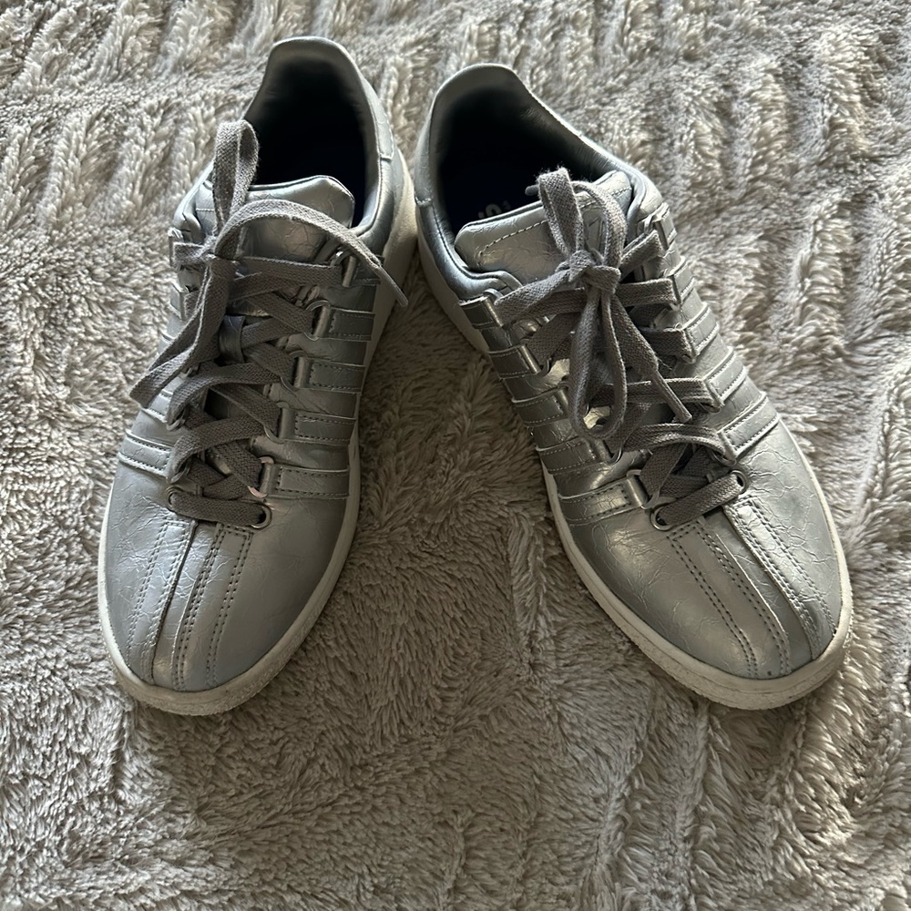 Metallic Silver K-Swiss sneakers